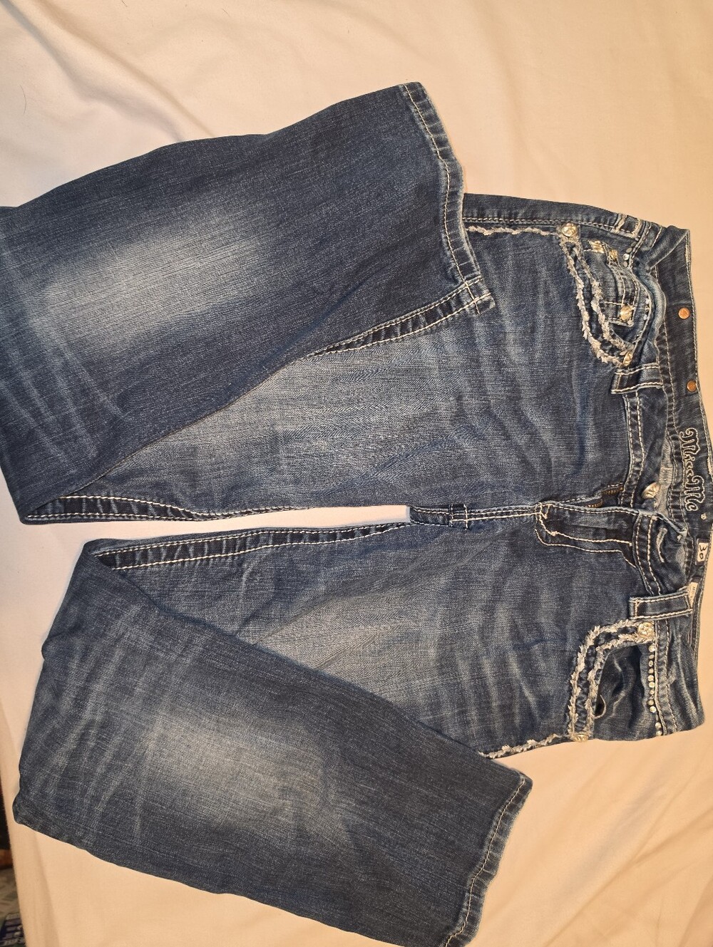 Miss Me Mid Rise Easy Crop Jeans